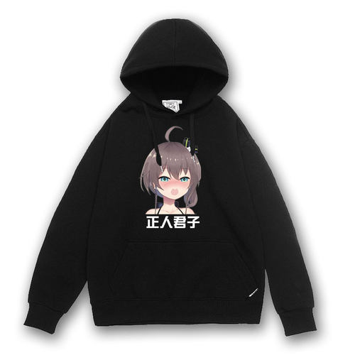 夏色祭vtuber表情二次元动漫周边连帽卫衣男女学生外套帽衫上衣服 - 图3
