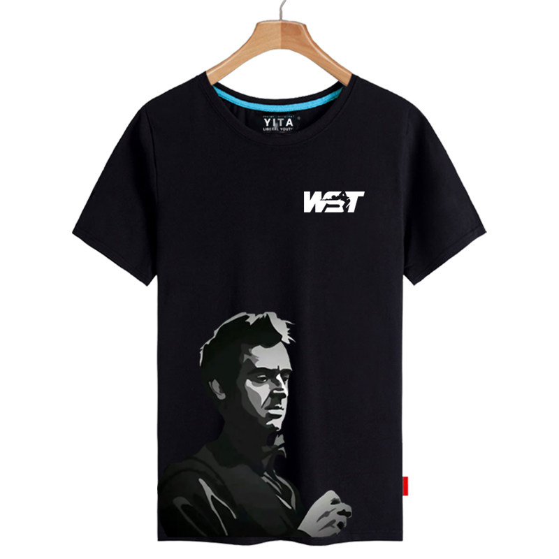 奥沙利文斯诺克台球迷黑8 t恤衫 翼踏服饰T恤