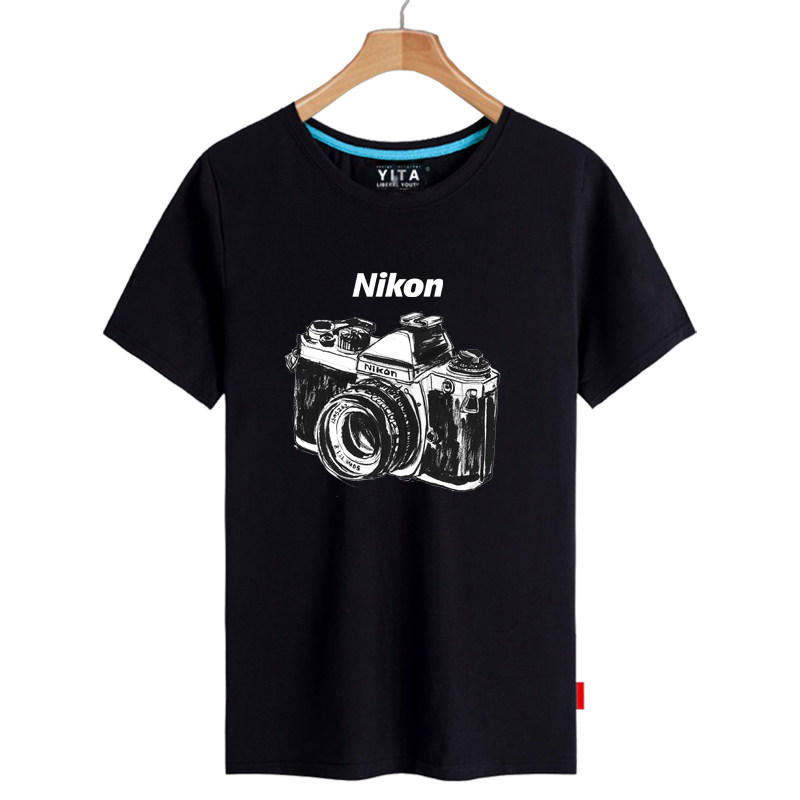 可定制尼康爱好者尼康fm2短袖相机 翼踏服饰T恤