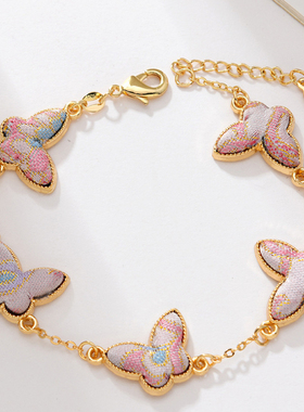 宋锦手链非遗材成品中式汉服配饰创意送女友礼品礼物古风首饰品