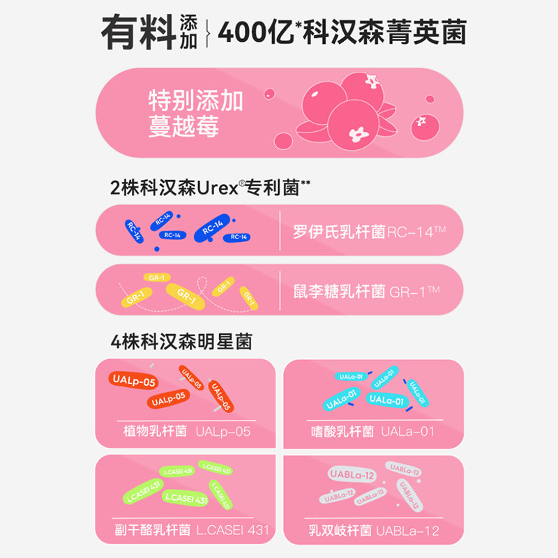 wonderlab蔓越莓即食成人益生菌 万宁益生菌