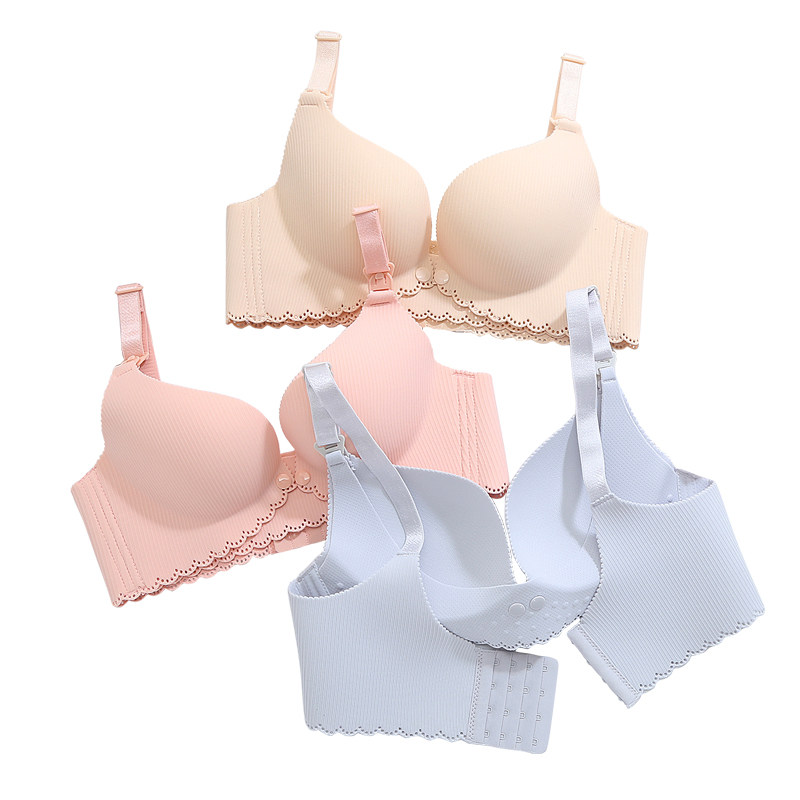 哺乳一片式防下垂喂奶春夏季文胸 佑孕母婴哺乳文胸