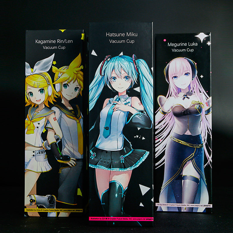 初音未来智能保温杯幸运石水杯子 幸运石玩具动漫水杯/居家/百货