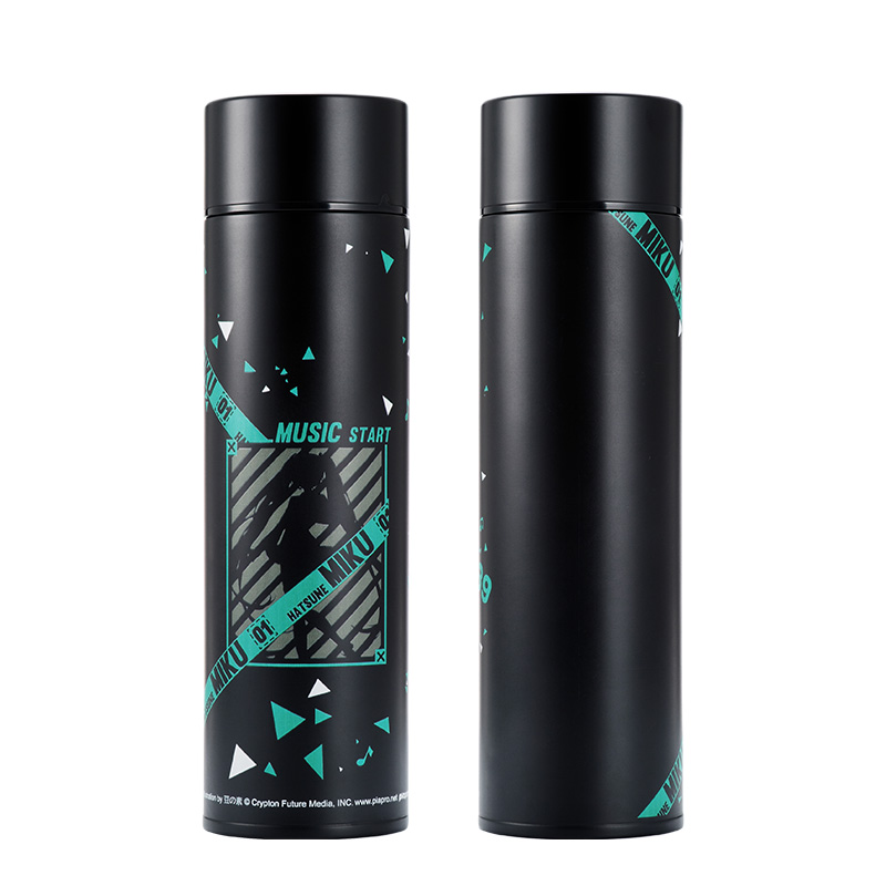 初音未来智能保温杯幸运石水杯子 幸运石玩具动漫水杯/居家/百货