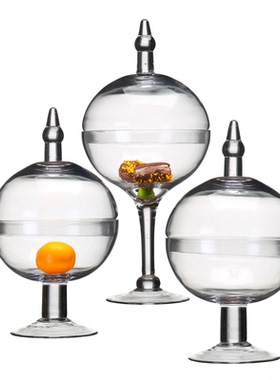 吹制婚庆甜品厨房软装饰储物罐