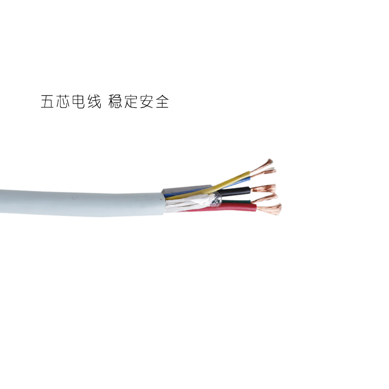通用五芯铜线电线耐高温纯铜1P1.5P2P3P4匹5匹空调电缆电源线-图0