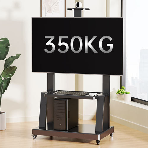 电视机可移动支架落地一体机推车适用海信TCL创维等65/75/85英寸 - 图2