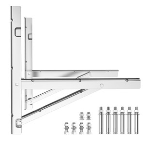 加厚304不锈钢空调外机支架适用美的海尔格力通用1.5/2/3匹挂架子