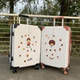 Large capacity student Korean version universal wheel mother suitcase
