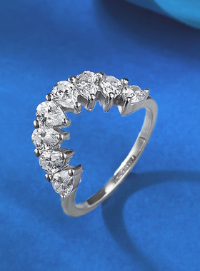 洛熙寺珠宝2025新款S925银欧美跨境风可叠搭佩戴副戒指环多种叠戴