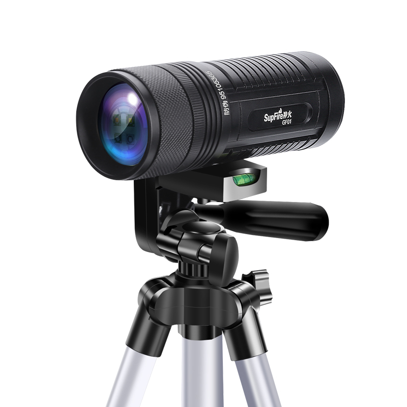 神火钓鱼灯GF01可变焦夜钓四色光源蓝光紫光诱鱼大功率超亮手电筒 - 图3