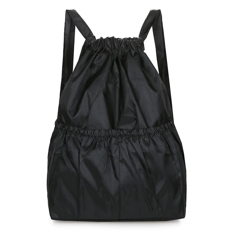Large drawstring drawstring supermarket shopping bag fashionable backpack foldable portable sports backpack shopping waterproof