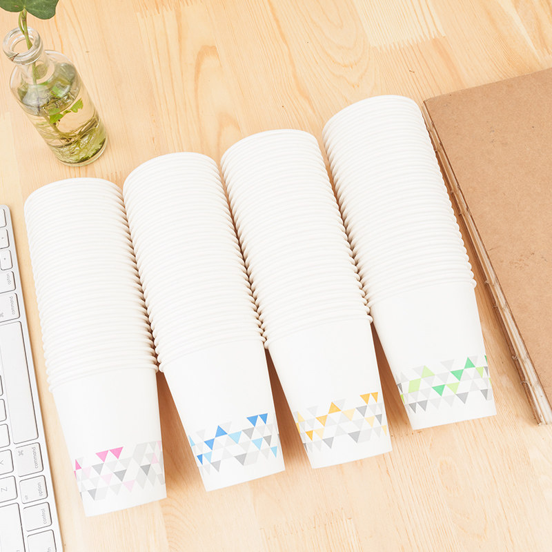 晨光纸杯加厚型9盎司一次性杯子250ml冷热茶水杯家用办公ARC92515,淘宝优惠券,粉丝福利购,淘宝优惠卷