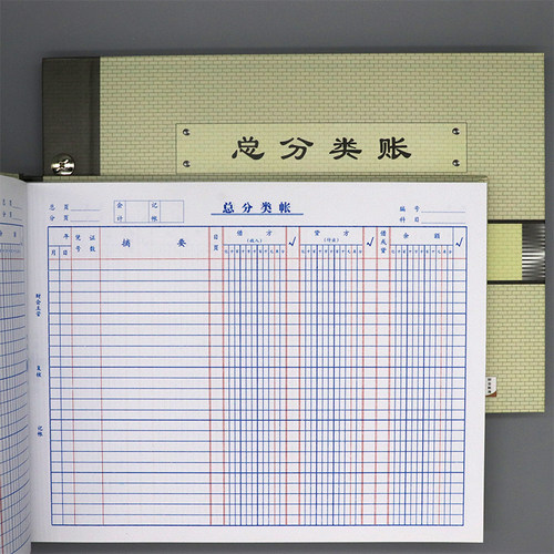 16k现金日记账本银行日记账本进销存明细账总分类账三栏分类账本 - 图0