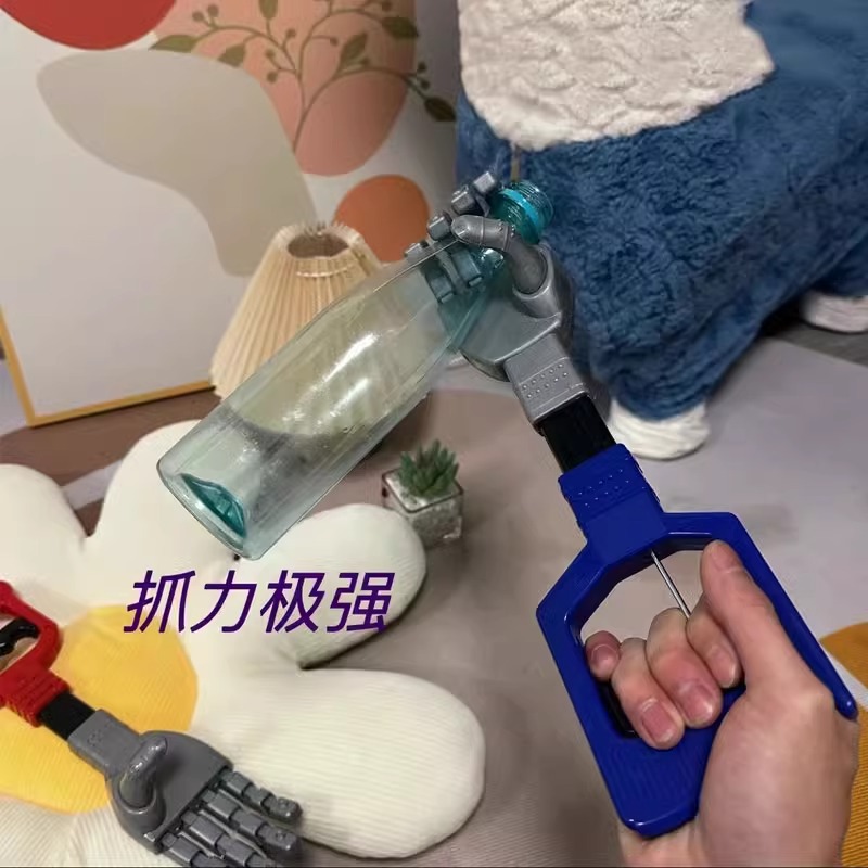 抖音同款万物可取机械手臂夹具夹子抓手指夹可取物机器手创意玩具 - 图1