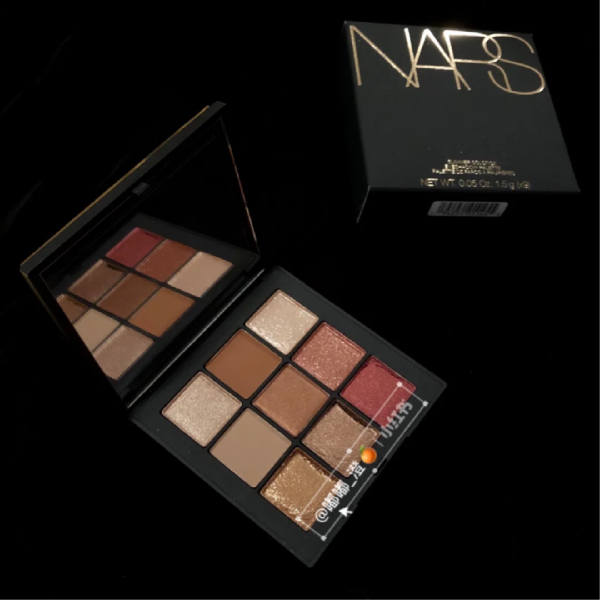 Nars/娜斯 2021夏季限定Bronzing Collection9色夏至盘九色眼影盘-图1