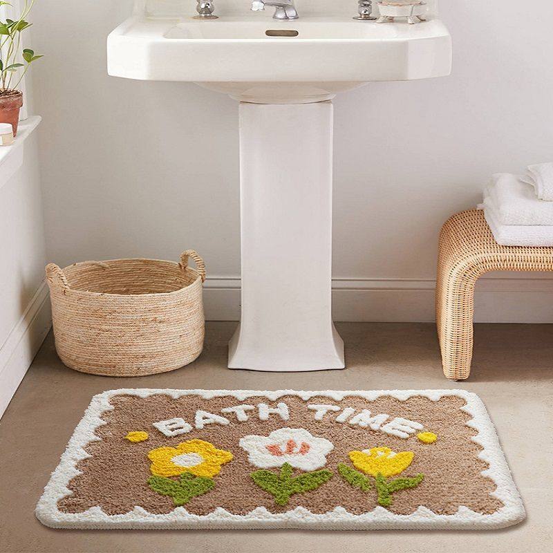 浴室吸水地垫卫生间吸水速干耐脏厕所室内家用仿羊绒地毯加厚垫子,淘宝优惠券,粉丝福利购,淘宝优惠卷