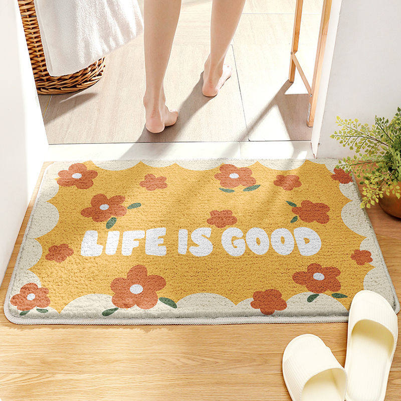 浴室吸水地垫卫生间吸水速干耐脏厕所室内家用仿羊绒地毯加厚垫子,淘宝优惠券,粉丝福利购,淘宝优惠卷