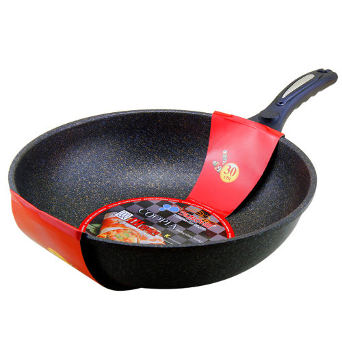韩国进口麦饭石不粘锅炒锅家用kitchen art燃气电磁炉专用炒菜锅 - 图3