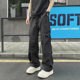 Sports outdoor scimitar workmanship trousers for men and women autumn design drooping pleated light and breathable wide-leg pants quick drying
