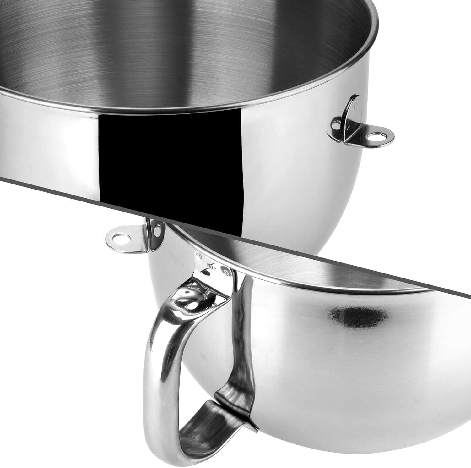 6夸脱不锈钢碗用于Kitchenaid Picurean和专业型号,6qt碗升降款 - 图2