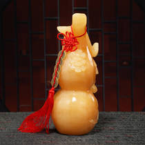 Upscale Poly Good Fortune Trick of the Finance Gourd Pendulum of the Rice Guest Jade Move New Home Jo Relocation Gift Yellow Hall Xuanguan Wine Cabinet Ins