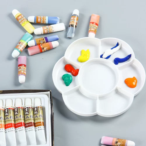 Набор инструментов для начинающих, пигментированная детская китайская практика для школьников для взрослых, профессиональный ящик для хранения, 12 цветов, 18 цветов, 24 цветов, начальная и средняя школа, полный комплект