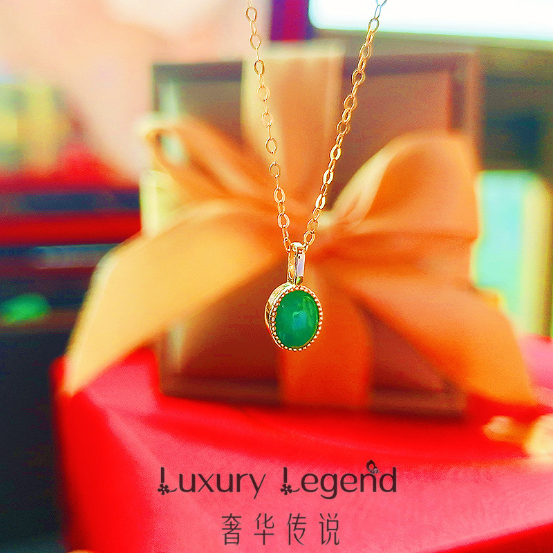 奢华传说梨涡比绿豆大点迷你款女 luxurylegend颈饰