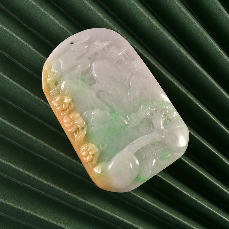 奢华传说珠宝传承系列三彩吊坠 luxurylegend颈饰
