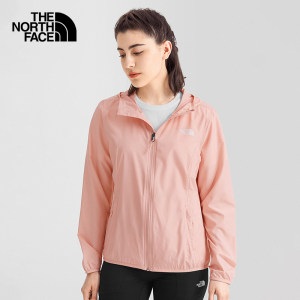 23春夏新品TheNorthFace北面防晒皮肤衣女户外舒适防泼水风衣4NEJ