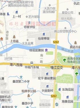 巨幅佛山地图定做新版装饰画芯