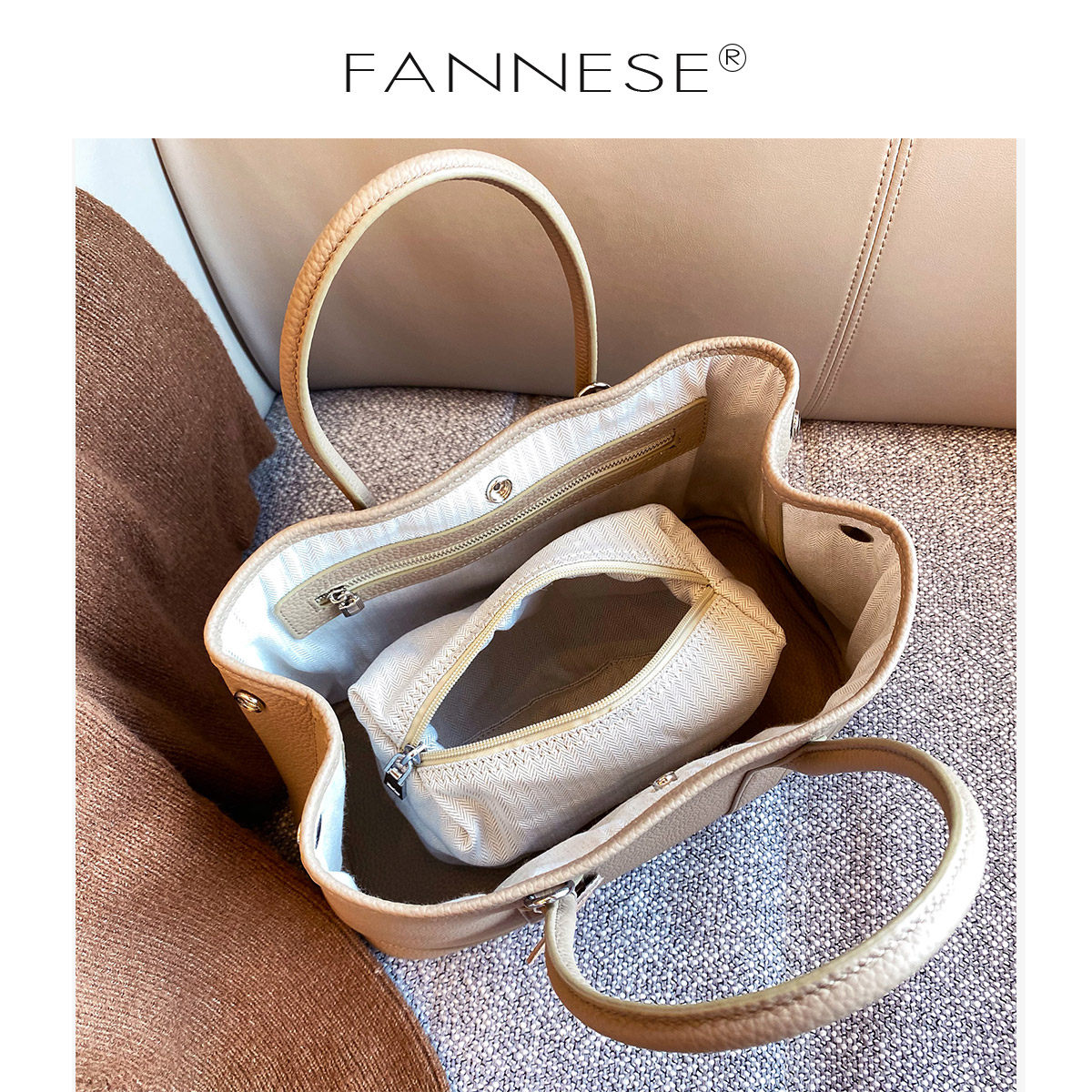 高品质花园真皮2020秋冬新款手提包 梵妮诗女士包袋