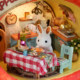 Zhiquwu Fruit Town diy hut handmade house mini miniature scene assembly model girl toy
