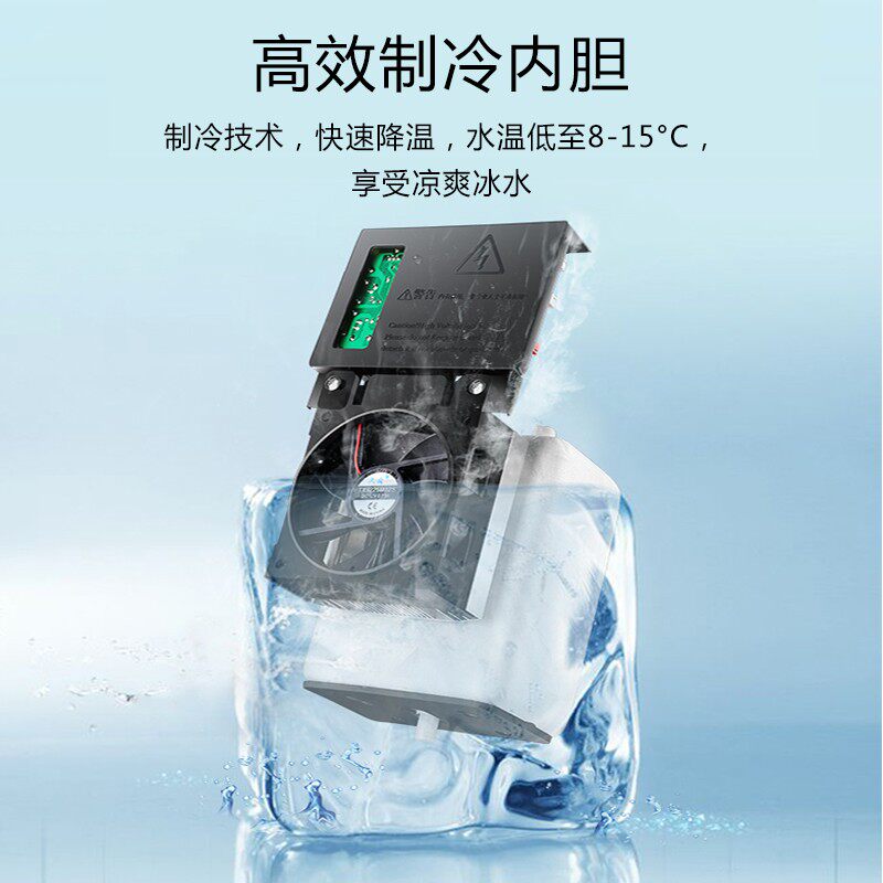 奥克斯台式饮水机家用小型上置水桶 十月电器台式净饮机