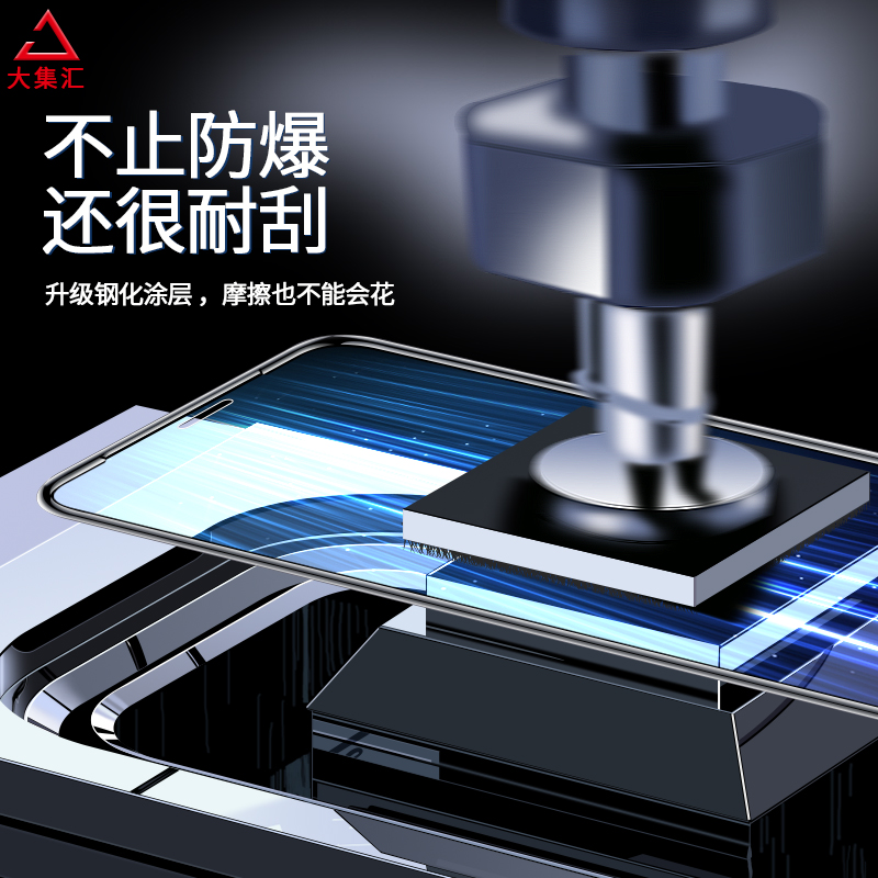 适用苹果11气囊钢化膜iphone11promax全屏覆盖pro抗摔防窥全包边蓝光ghm十一手机保护ip防偷窥maxpro屏幕por - 图3