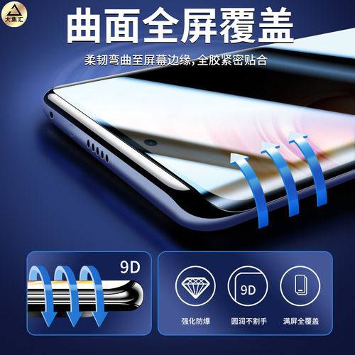 大集汇适用vivox80钢化水凝膜X300x100X90防窥膜X200ultra手机x70pro防窥x60专用50曲屏全包60十vivo屏幕200s - 图1