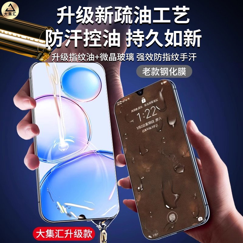 适用华为畅享60钢化膜畅享60X手机膜60pro全屏60S覆盖60×享想605g防窥por蓝光hi防摔新款WIKO保护5g无尘仓贴 - 图0