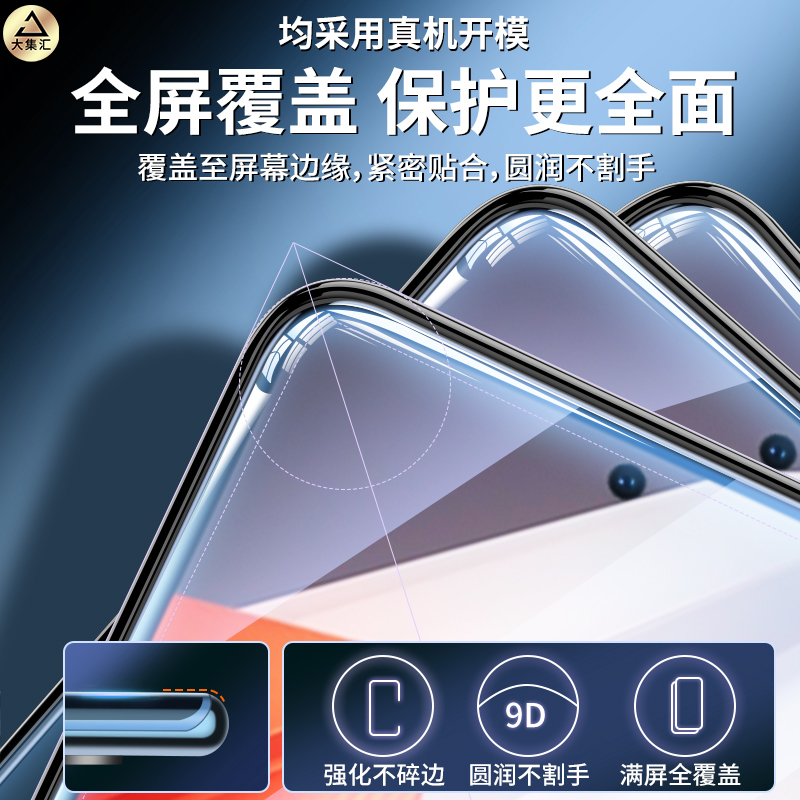适用iqooneo9/8/7/6/5/3钢化膜iqoo12/10/9/8/7/5/3手机膜vivo无尘仓noe3se贴膜neo5s竞速版z1全屏u3x防窥膜-图1