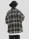 INSstudios distressed raw edge patch shirt jacket