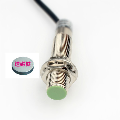 M18高速霍尔传感器HTM-M18-08P三线PNP直流常开12V24V感应器10mm - 图0