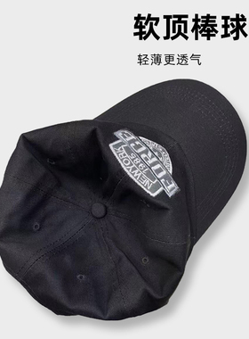 黑色棒球帽女2025新款宽帽檐