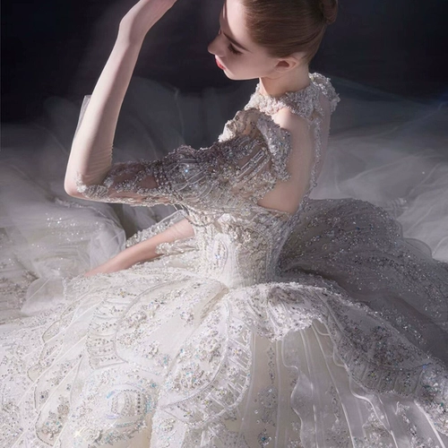 Ретро свадебное платье, наряд маленькой принцессы