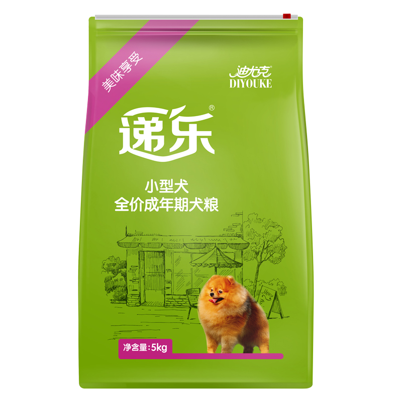 迪尤克小型犬成犬狗粮5kg斤鱼鸡肉味犬主粮泰迪博美贵宾包邮
