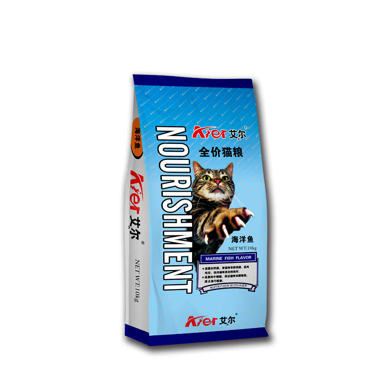 艾尔猫粮10kg20斤成幼英短加肥猫流浪猫海洋鱼味猫粮<a href=