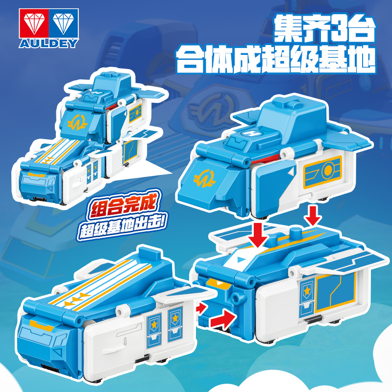 奥迪双钻超级飞侠反反车基地总部儿童口袋变形玩具车动车高铁火车,淘宝优惠券,粉丝福利购,淘宝优惠卷