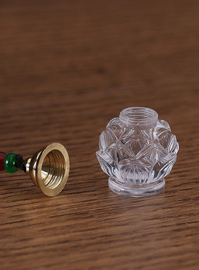 亚克力可打开空心装朱砂瓶子吊坠