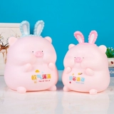 Розовая детская копилка, милый контейнер для хранения для мальчиков и девочек, копилка для денег, коллекция 2022, свинья, защита при падении