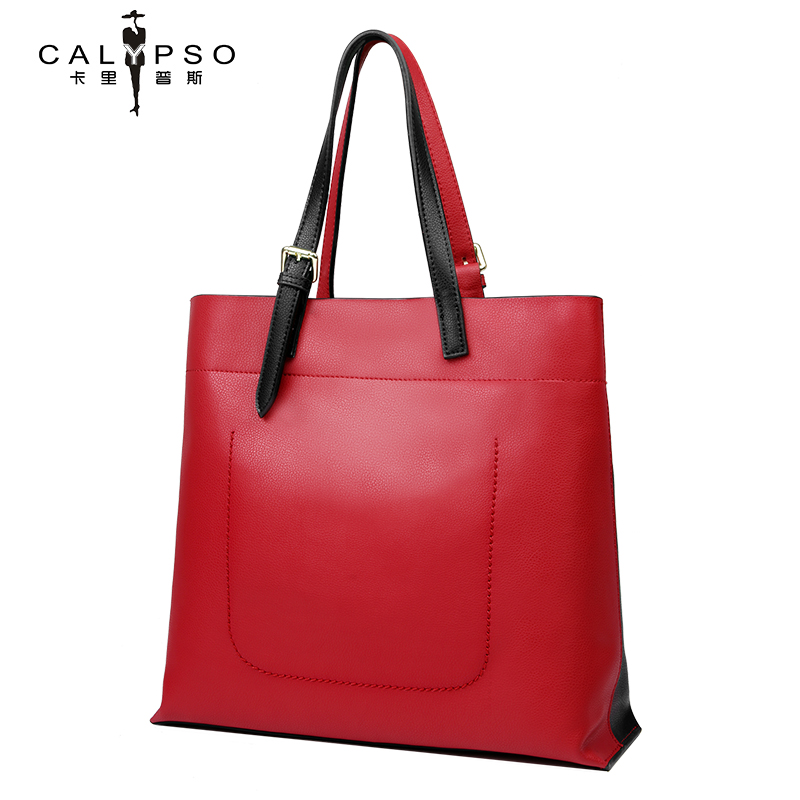 大包包女2018新款大容量手提斜挎包简约真皮