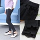 Quần legging xuân hè trẻ em lớn mới màu đen bé cao bồi bút chì quần dài chân mặc khí ngoại - Quần quần lót bé trai Quần