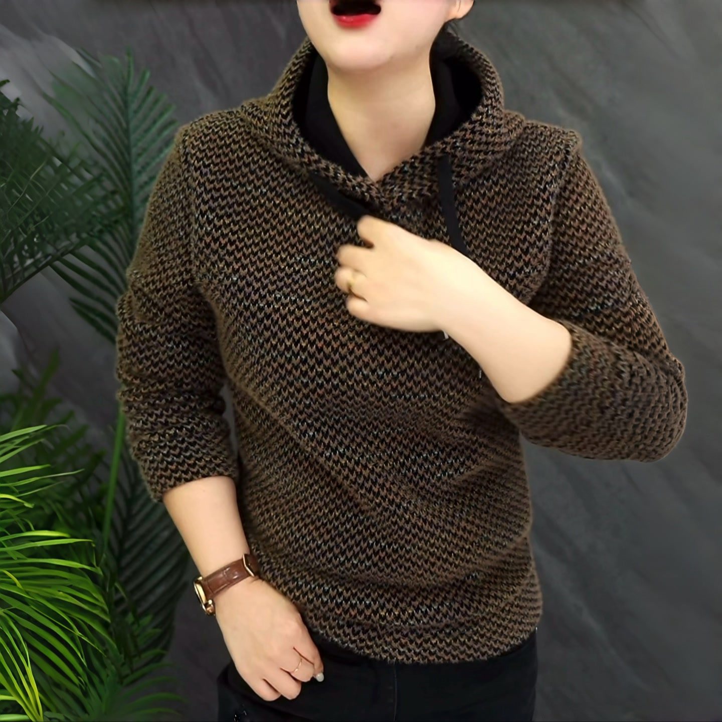 《加厚加绒》时尚连帽卫衣休闲修身帅气时尚简约轻奢高端百搭,淘宝优惠券,粉丝福利购,淘宝优惠卷